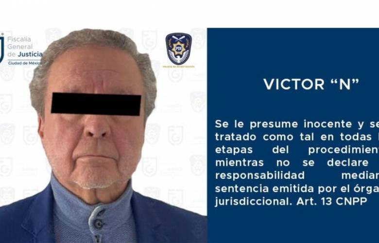 Fiscalía de la CDMX detiene a Víctor 'N', ex vicepresidente de Cruz Azul