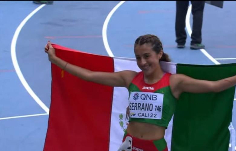 Ella es Karla Serrano, la mexicana que conquistó un oro en atletismo