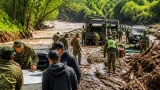 Activa Guardia Nacional Plan DN-III-E en Temascaltepec tras fuertes lluvias