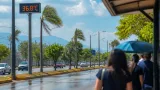 Apodaca: jornada con cielo medio nublado y máxima de 36.8°C