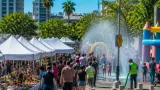 Culiacán: familias llenan Aqua Fest y bazar de emprendedores en espacios públicos