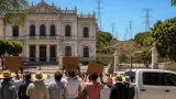 Ejidatarios de Bacabchén exigen a la CFE pago por uso de tierras comunales