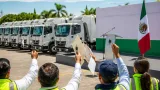 Gobierno estatal entrega camiones y maquinaria que fortalecen servicios en Tampico