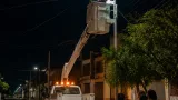 Inician obras de alumbrado en San Luis Río Colorado; beneficia a la colonia Solidaridad