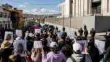 Madres buscadoras marchan en Pachuca para exigir avances en las investigaciones
