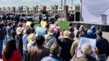 Manifestaciones marcan visita de Claudia Sheinbaum a Gómez Palacio