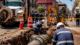 Perforación accidental en ducto provoca fuga de gas; autoridades controlan la zona en Cuauhtémoc