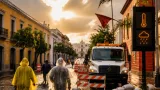 Persisten lluvias vespertinas y ambiente caluroso en Veracruz; PC prevé rachas costeras de hasta 50 km/h
