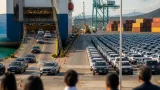 Salina Cruz recibe segunda carga de 3 mil vehículos Hyundai por el Corredor Interoceánico