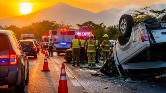 Accidente en la carretera Tecomán–Manzanillo deja un muerto y tres lesionados