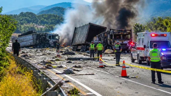 Choque múltiple en la autopista Guadalajara‑Tepic deja al menos 10 muertos y varios heridos