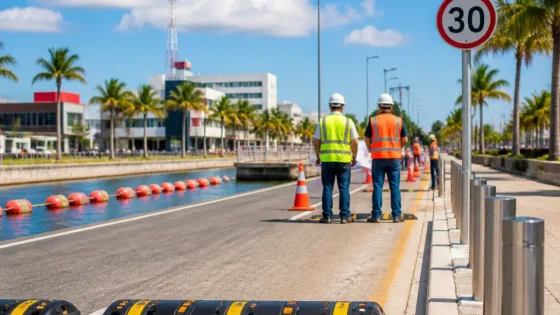 Coatzacoalcos reforzará seguridad vial con bolardos, topes y nueva señalética