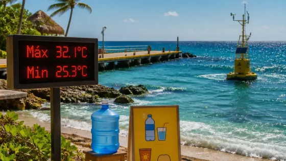 Cozumel: cielo mayormente despejado y calor moderado este 12 de julio