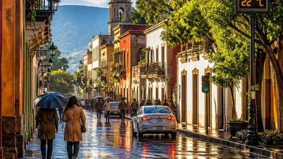 Cuernavaca: lluvia ligera y ambiente templado marca el inicio de semana