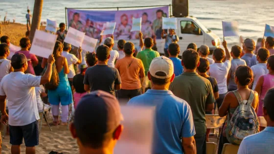 Diputado federal promueve apoyo a Esthela Damián en Acapulco; genera cuestionamientos por actos anticipados