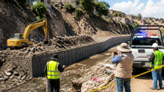 Ecatepec inicia acciones legales y limpieza tras detección de obra en barranca de Vista Hermosa