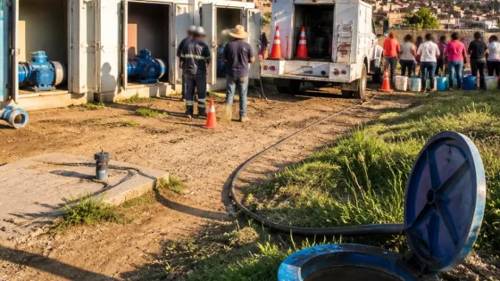 Fresnillo sufre corte de agua por falla eléctrica que dejó sin operación tres pozos