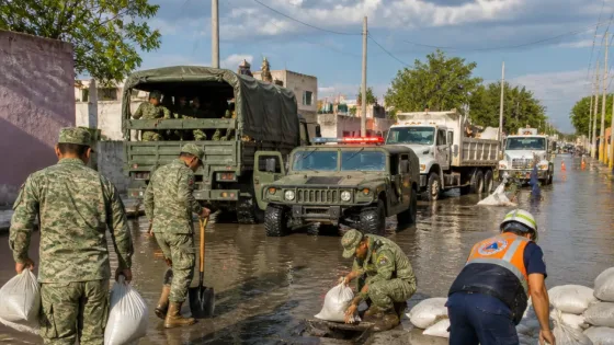 Guadalupe: Ejército despliega Plan DN-III-E preventivo en colonias ante temporada de lluvias