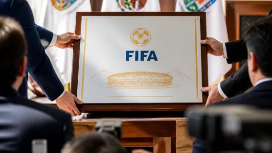 Guadalupe recibe reconocimiento de FIFA por la organización del Mundial en el Coloso de Acero