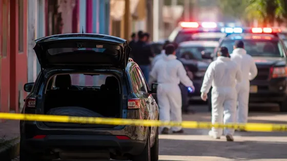Hallan cadáver con huellas de violencia en camioneta en Uruapan
