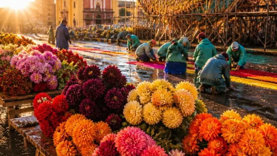 Huamantla recupera color: lluvias adelantan floración de dalias y el festival abrirá el 20 de julio