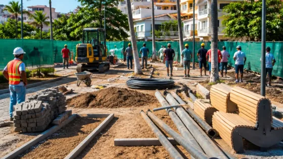 Inicia en Zihuatanejo la remodelación del histórico Parque Faroles