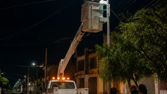 Inician obras de alumbrado en San Luis Río Colorado; beneficia a la colonia Solidaridad