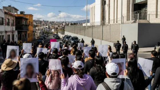 Madres buscadoras marchan en Pachuca para exigir avances en las investigaciones