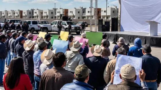 Manifestaciones marcan visita de Claudia Sheinbaum a Gómez Palacio