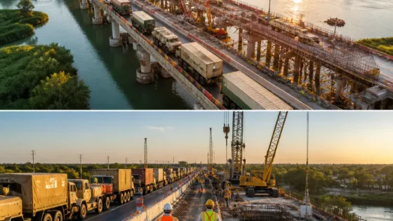 Nuevo Laredo: ampliación del Puente del Comercio Mundial elevará a 18 carriles el cruce de carga