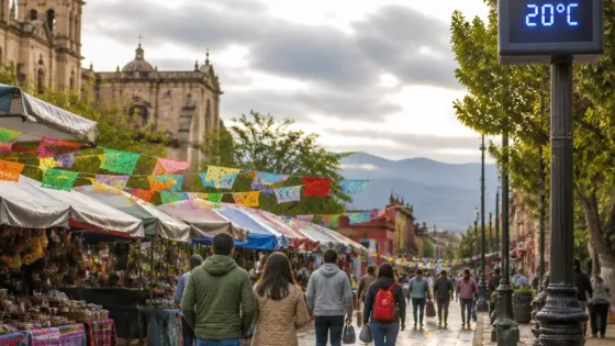 Oaxaca de Juárez: mañana templada y cielo nublado, sin pronóstico de lluvia