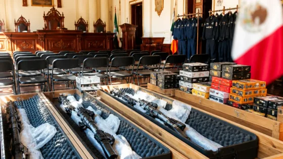 Pachuca destinará 1.6 mdp para 40 armas largas y cerca de 4,000 cartuchos para la policía