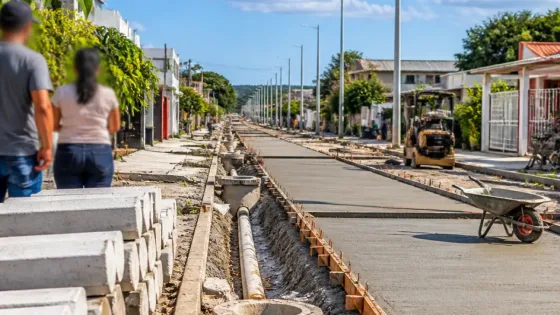Poza Rica inicia rehabilitación integral de calle en colonia Las Ánimas