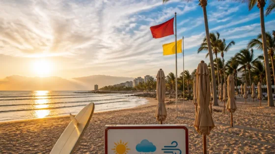Pronóstico para Bahía de Banderas: calor, probabilidad de lluvia y vientos moderados