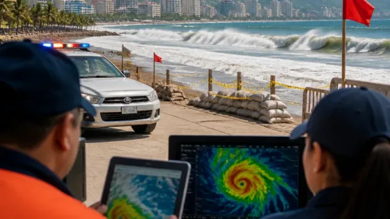 Protección Civil de Guerrero advierte lluvias y mantiene vigilancia sobre dos zonas de baja presión