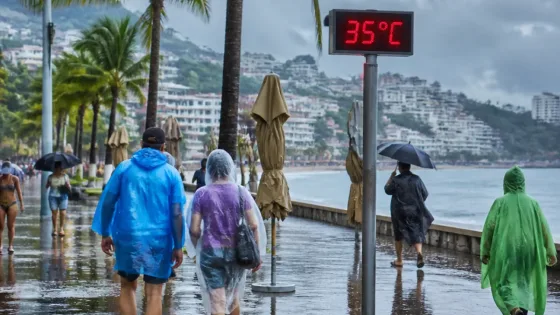 Puerto Vallarta: jornada con lluvia y temperaturas de hasta 35°C, prevén más aguaceros