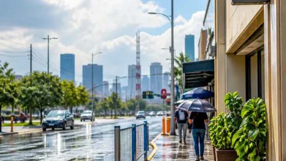 San Nicolás de los Garza: jornada con lluvia ligera y aumento de temperaturas en la semana