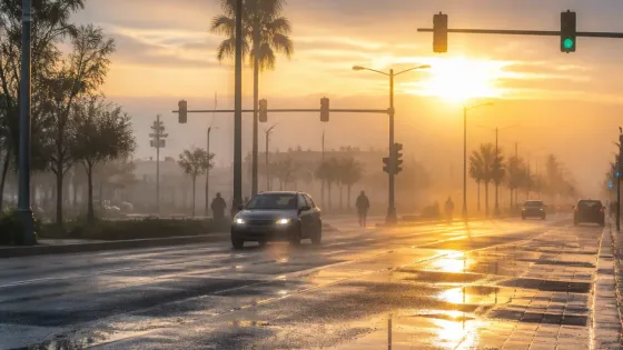 Tepic amaneció con niebla densa; tarde con lluvias y UV extremo, advierten pronósticos