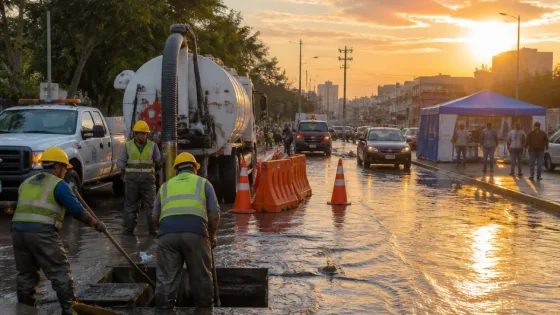 Tlalnepantla refuerza operativo municipal por lluvias para proteger vialidad y viviendas