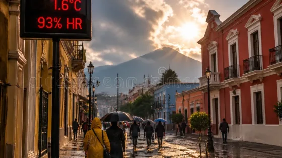 Toluca: jornada fresca con lloviznas y picos de radiación UV, prevén hasta 3.83 mm