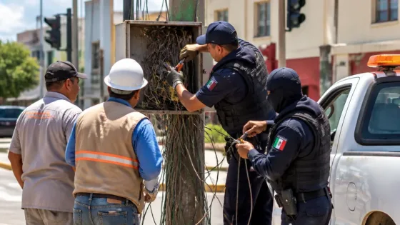 Tulancingo: conexiones clandestinas afectan semáforos y alumbrado público