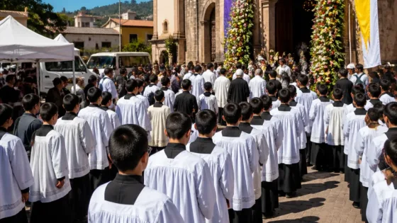 Tulancingo reúne a 1,656 monaguillos en encuentro de la Arquidiócesis