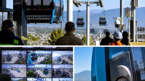 Uruapan: 206 cámaras y botones de pánico operan en el teleférico, dice el gobierno