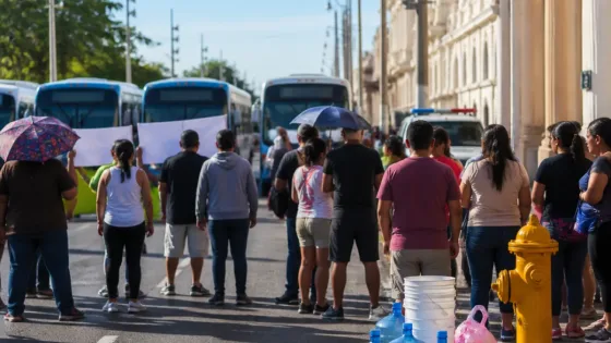Vecinos de Mérida bloquean vialidades por apagones que dejan sin agua a colonias
