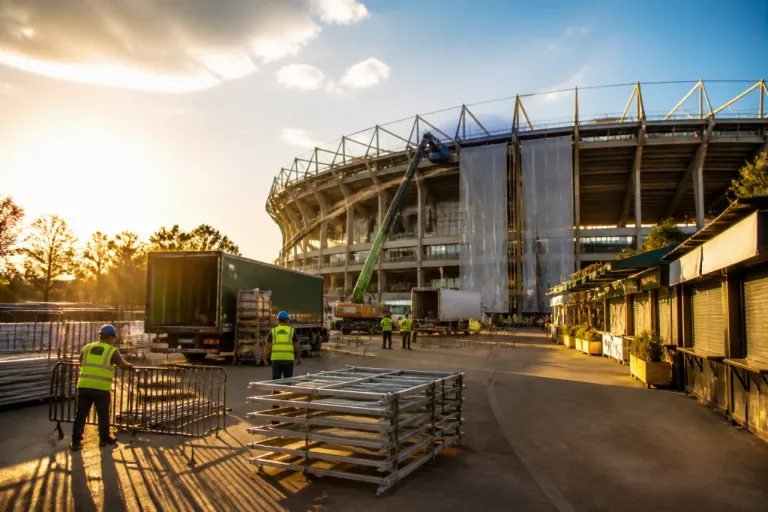El Estadio Ciudad de México retira la infraestructura del Mundial y vuelve a la rutina local