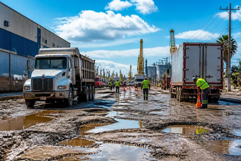 Piden programa permanente de bacheo para la zona industrial por impacto en movilidad