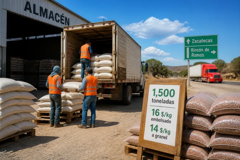 Alcaldía de Zacatecas coordina compra y entrega de 1,500 toneladas de frijol