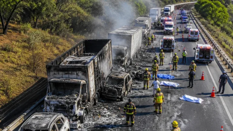 Accidente en la autopista hacia Tepic deja al menos 9 muertos y 10 lesionados