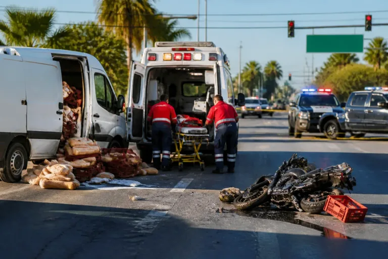 Accidente en Torreón: repartidor arrolla a motociclistas sobre carretera a Santa Fe