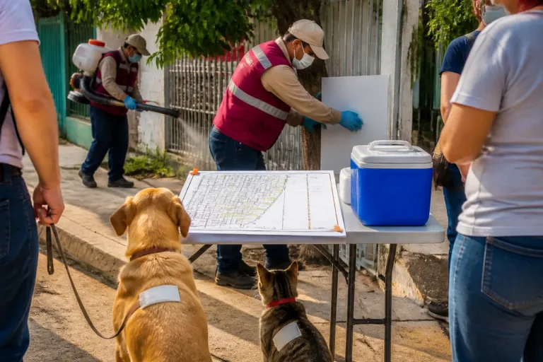 Alertan en Tampico por 13 casos de gusano barrenador; Salud refuerza cercos
